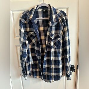 Frye Buffalo Plaid Button Down Shirt